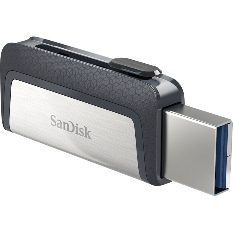 SanDisk Ultra Dual Drive USB Type-C unità flash USB 16 GB USB Type-A / USB Type-C 3.2 Gen 1 (3.1 Gen 1) Nero, Argento