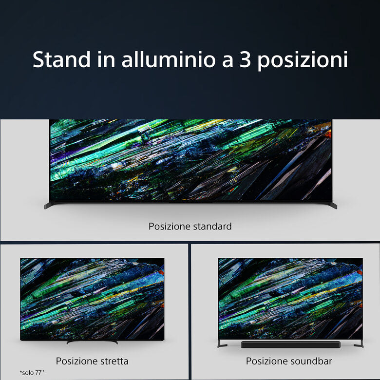 Sony BRAVIA XR XR-77A95L QD-OLED 4K HDR Google TV ECO PACK BRAVIA CORE Perfect for PlayStation5 Seamless Edge Design
