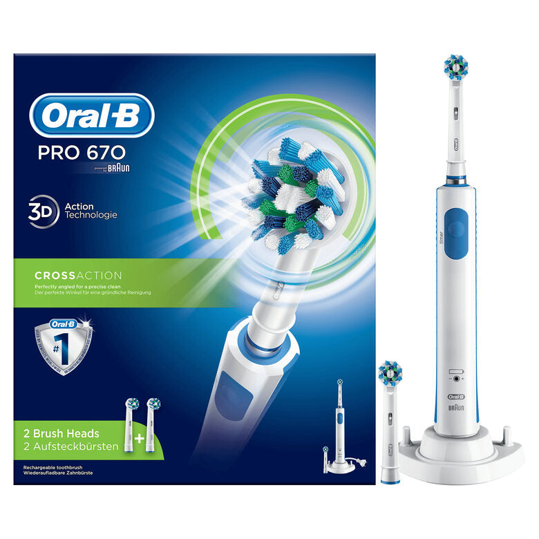 Oral-B PRO Spazzolino elettrico 670 Cross Action