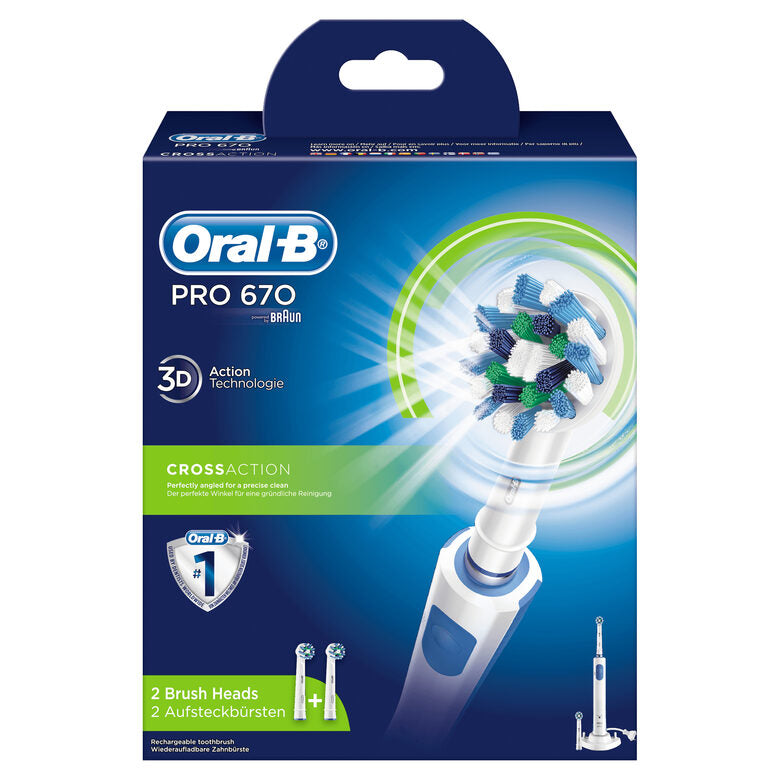 Oral-B PRO Spazzolino elettrico 670 Cross Action