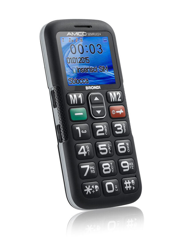 Brondi AMICO SEMPLICE PLUS 4,57 cm (1.8") Nero