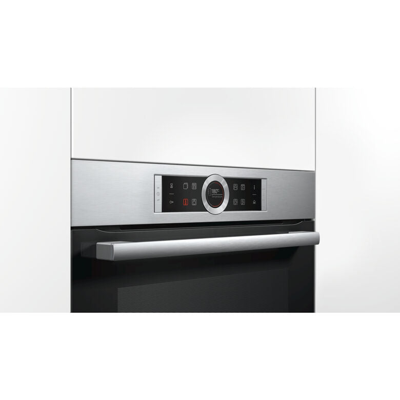 Bosch Serie 8 HRG675BS1S Forno a Incasso 71 L 3650 W A+ Nero, Stainless steel