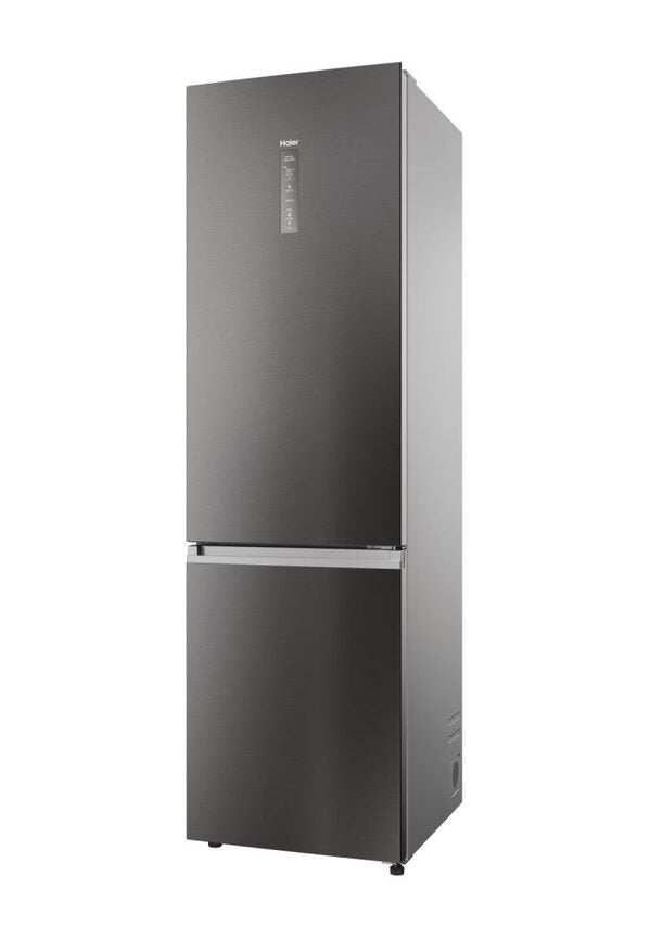 Haier HDPW3620DNPD 2D 60 Serie 3 Frigorifero Combinato A Libera Installazione, No Frost, Tecnologia Haier Air Surround, Haier Artificial Intelligence, Classe D, Acciaio Inox