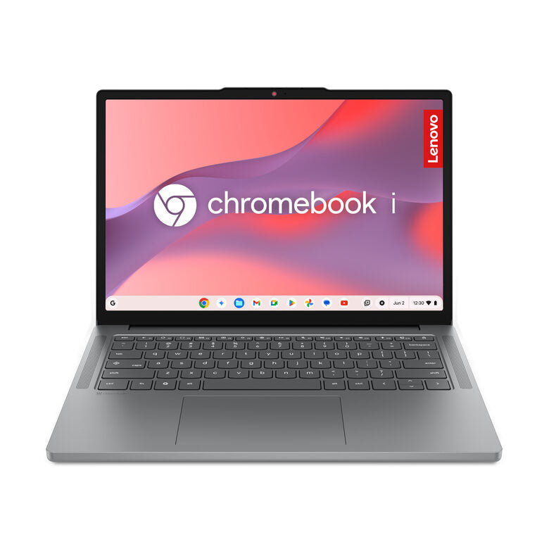 Lenovo Notebook Chromebook Display 14.0'' WUXGA (1920x1200) Processore INTEL N150 Memoria RAM 8GB Memoria SSD 128GB Scheda grafica Integrata Sistema Operativo CHROME OS  LUNA_GREY  Caricatore NON incluso