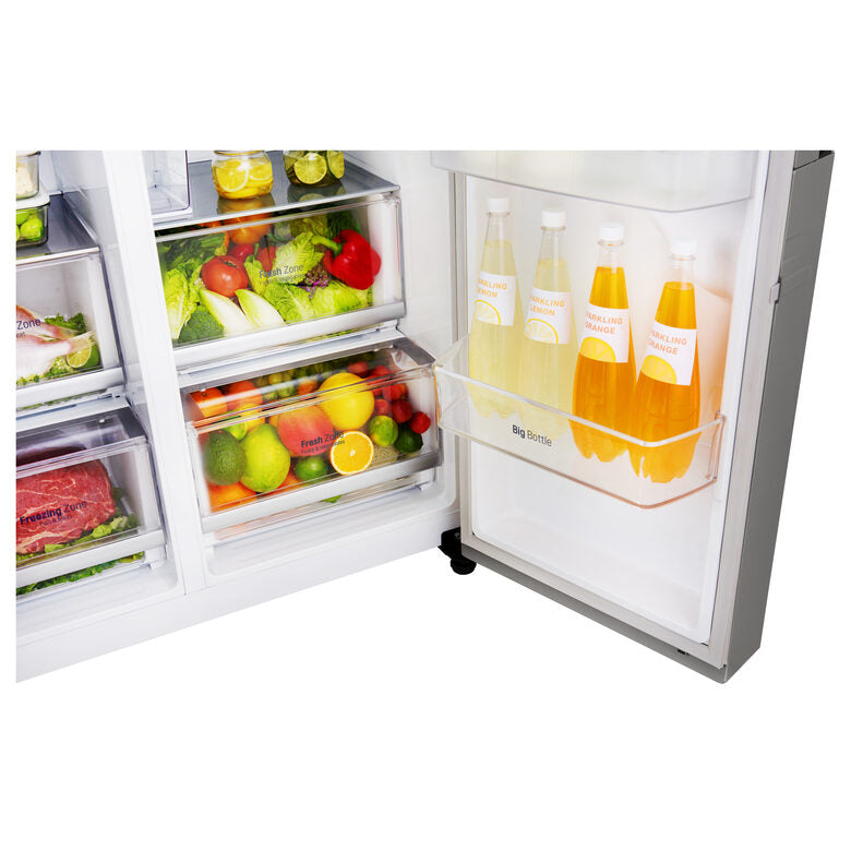 LG GSJ960PZBZ Side by side Libera installazione Acciaio inossidabile 601 L