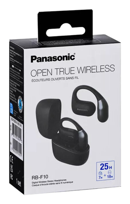 Panasonic RB-F10DE Auricolare Wireless A orecchio aperto Musica e Chiamate Bluetooth Nero