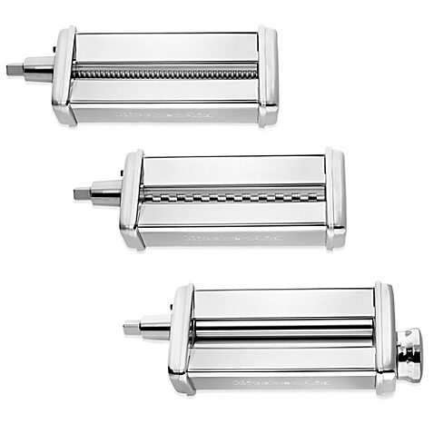 KitchenAid 5KSMPRA Tagliapasta e Sfogliatrice - Set di 3 Pezzi