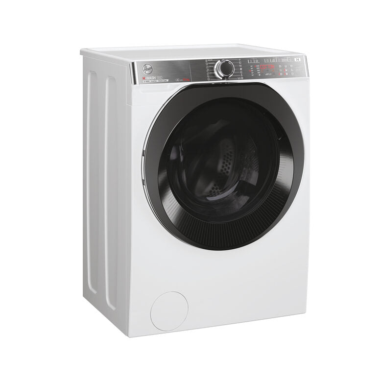 Hoover H5WPB610AMBC8-S H-WASH 550 Lavatrice A Libera Installazione 10 Kg, 1600 Giri, Power Care System, Auto Care, Steam Care Pro, Classe A, Bianco