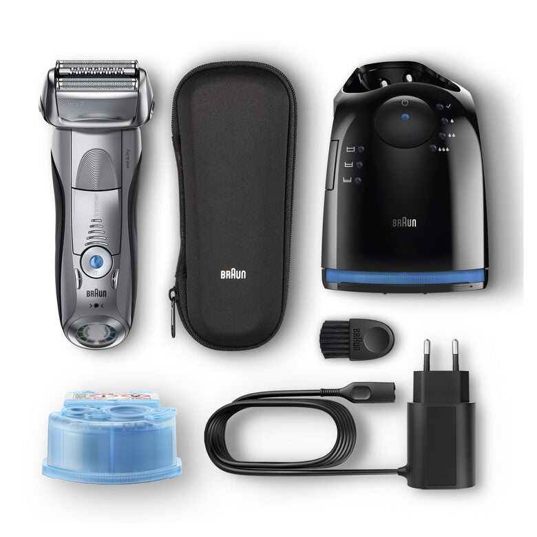 Braun Series 7 7899cc Wet&Dry Rasoio Trimmer Argento