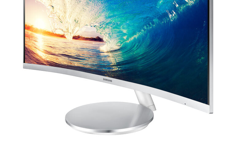Samsung C27F591FDU 68,6 cm (27") 1920 x 1080 Pixel Full HD LED Argento, Bianco