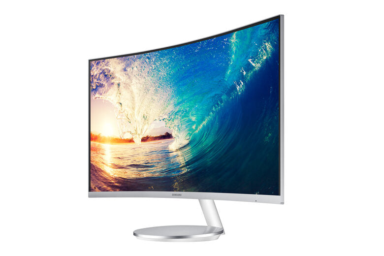 Samsung C27F591FDU 68,6 cm (27") 1920 x 1080 Pixel Full HD LED Argento, Bianco