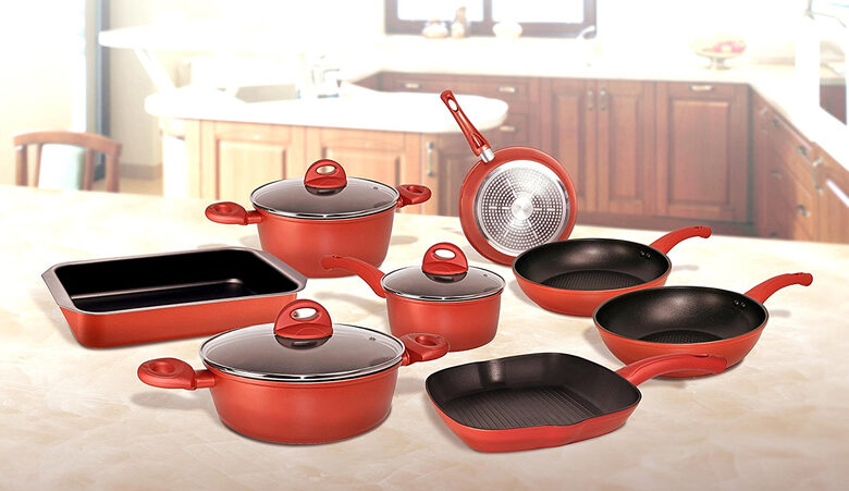 Aeternum Batteria 8 Pezzi Corallo Induction
