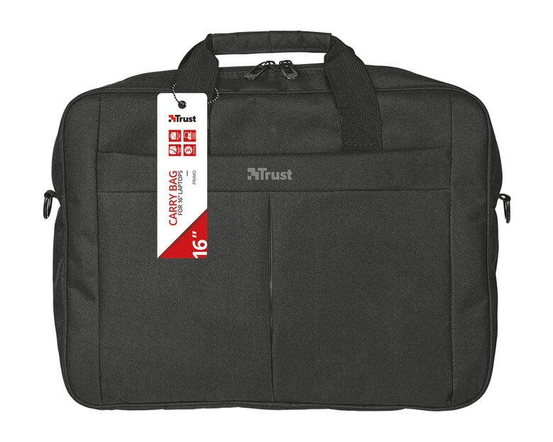 Trust Primo borsa per notebook 40,6 cm (16") Valigetta ventiquattrore Nero