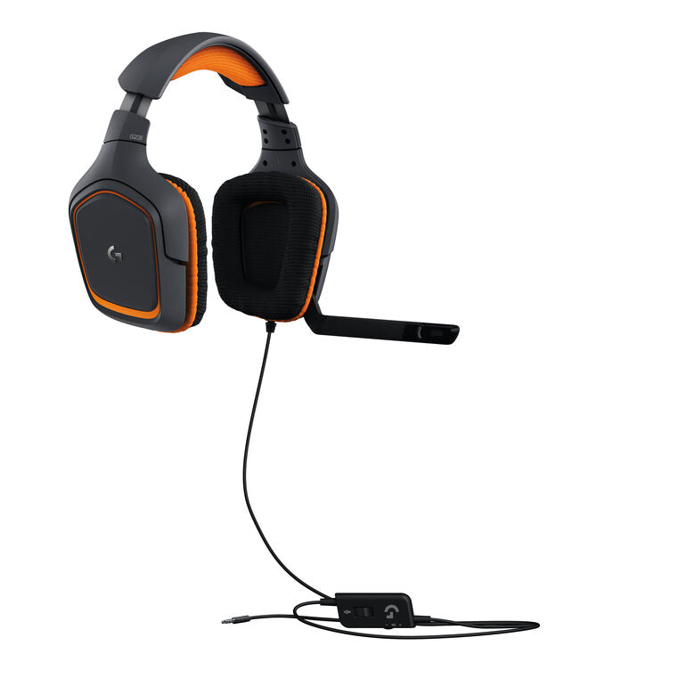 Logitech G G231 Prodigy Auricolare Cablato A Padiglione Giocare Nero, Arancione