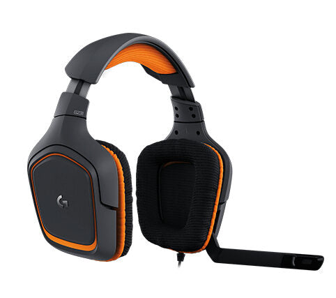Logitech G G231 Prodigy Auricolare Cablato A Padiglione Giocare Nero, Arancione