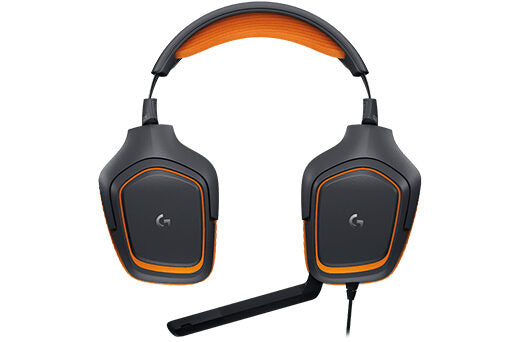 Logitech G G231 Prodigy Auricolare Cablato A Padiglione Giocare Nero, Arancione