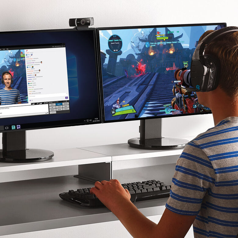 Logitech C922 PRO HD STREAM webcam 1920 x 1080 Pixel USB Nero
