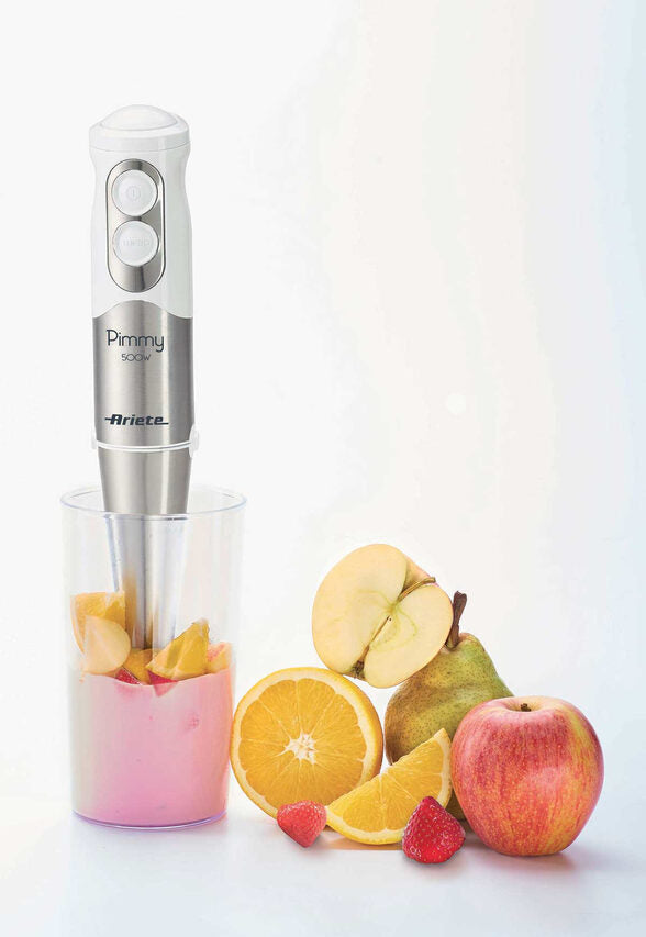 Ariete Pimmy 0,5 L Frullatore ad immersione 500 W Acciaio inossidabile, Bianco