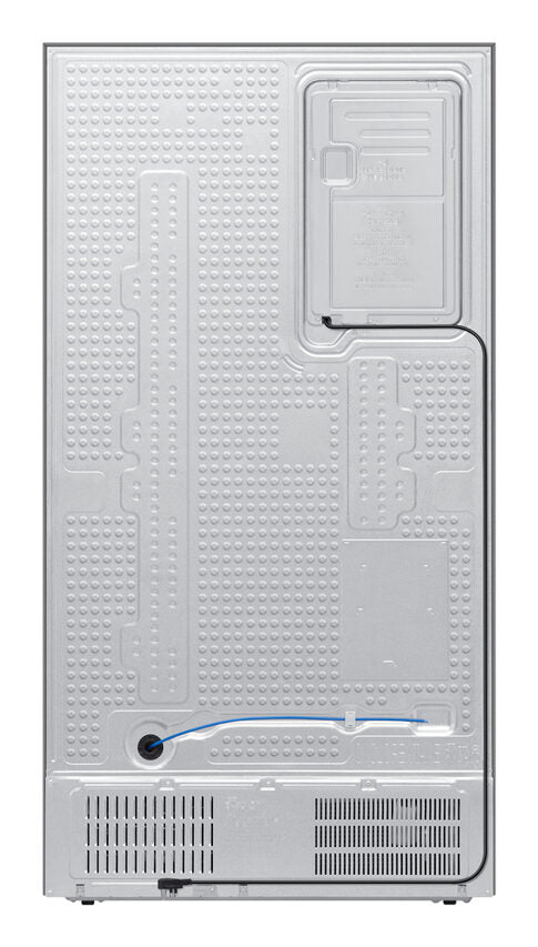 Samsung RS70F64KETEF Frigorifero Side By Side A Libera Installazione, Compressore AI Inverter, Smartthings Energy, AI Hybrid Cooling, Classe E, Acciaio