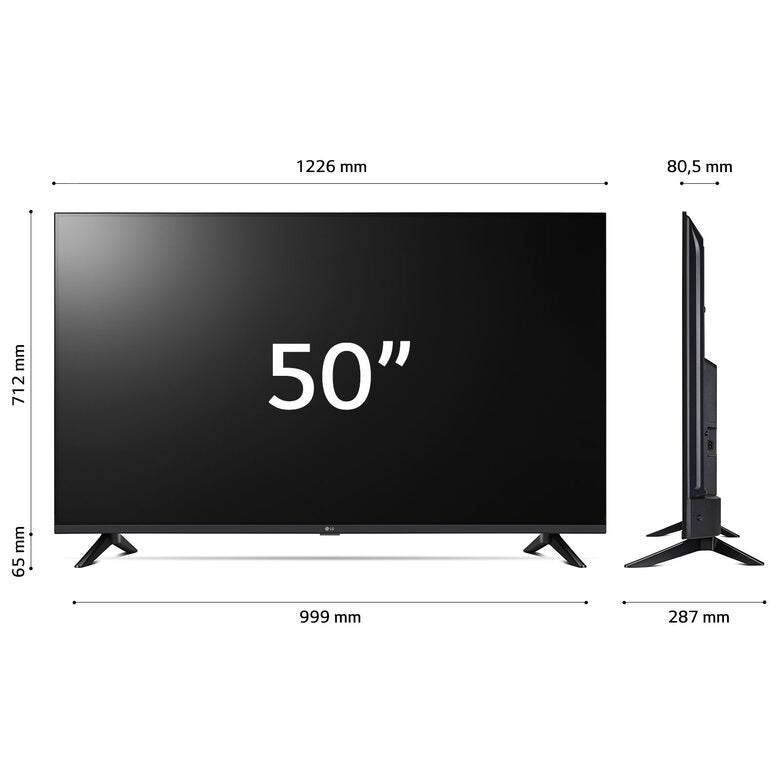 LG UHD 55'' Serie UR73 55UR73006LA.APIQ, TV 4K, 3 HDMI, SMART TV