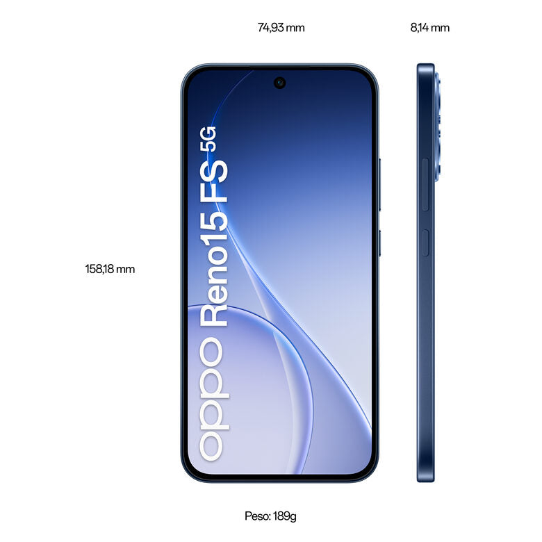 OPPO Reno15FS 5G Smartphone Twilight Black Box