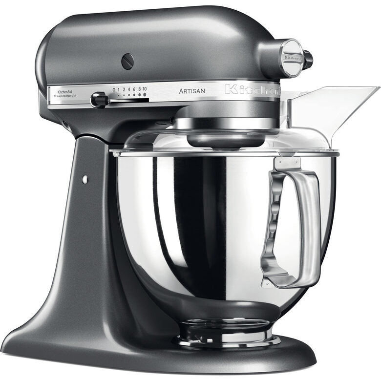 KitchenAid Artisan 5KSM175PSEMS impastatrice planetaria con testa reclinabile 300 W 4,8 L Argento