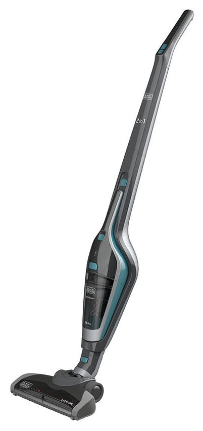Black & Decker SVA420B scopa elettrica Senza sacchetto Blu, Titanio