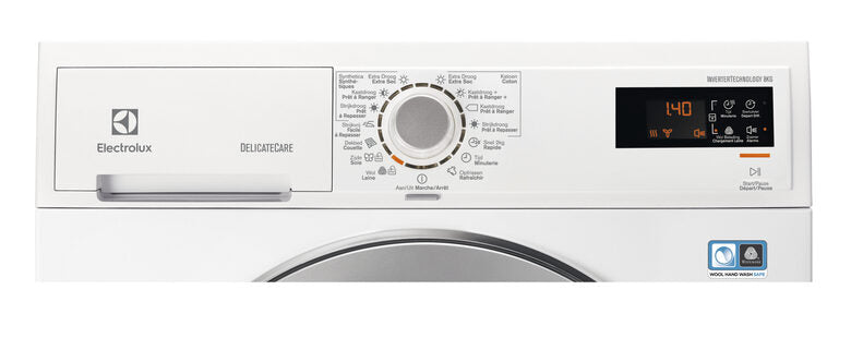 Electrolux EDH3786GDE asciugatrice Libera installazione Caricamento frontale 8 kg A+ Argento, Bianco