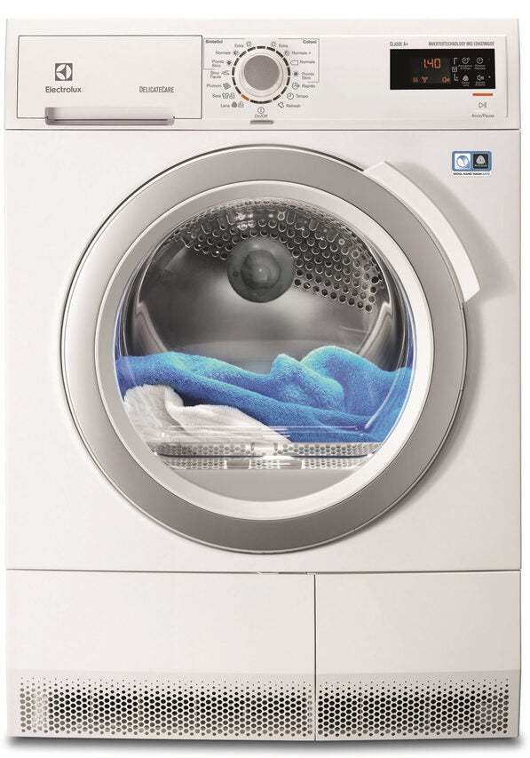 Electrolux EDH3786GDE asciugatrice Libera installazione Caricamento frontale 8 kg A+ Argento, Bianco