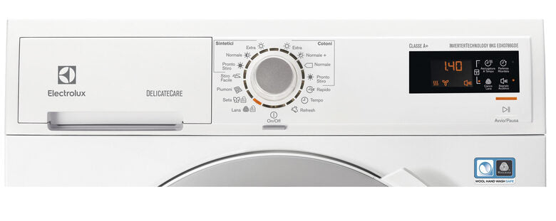 Electrolux EDH3786GDE asciugatrice Libera installazione Caricamento frontale 8 kg A+ Argento, Bianco