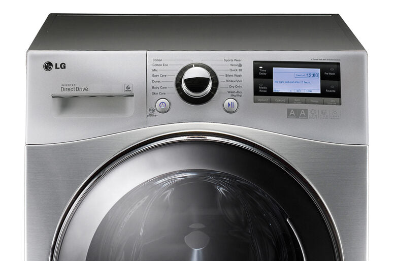 LG FH495BDS6 lavatrice Caricamento frontale 12 kg 1400 Giri/min Argento
