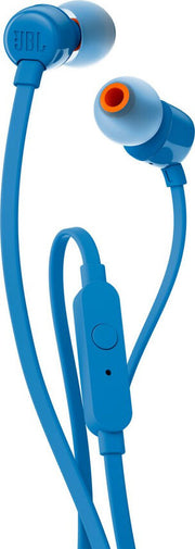 JBL T110 Auricolare Cablato In-ear Musica e Chiamate Blu
