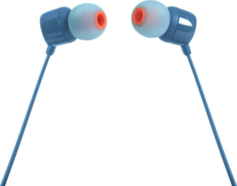 JBL T110 Auricolare Cablato In-ear Musica e Chiamate Blu