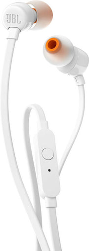 JBL T110 Auricolare Cablato In-ear Musica e Chiamate Bianco