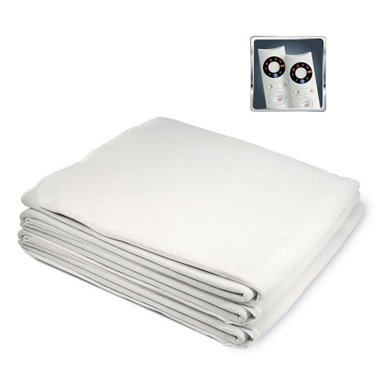 Imetec Scaldasonno Sensitive Maxi Doubl Coperta elettrica 300 W Bianco Microfibra