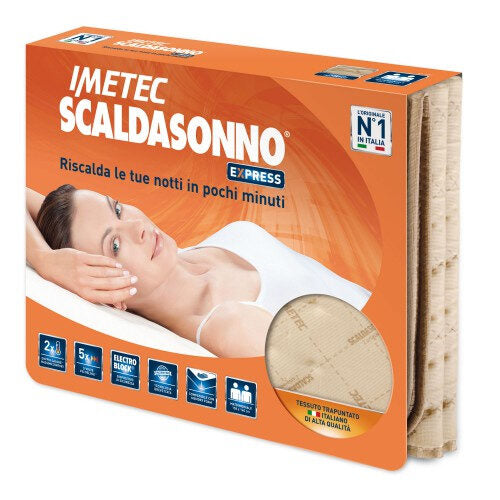 Imetec Scaldasonno Express Riscaldaletto elettrico 200 W Beige Tessuto