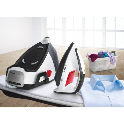 Bosch TDS6040 ferro da stiro a caldaia 1200 W 1,5 L Ceramica Nero, Bianco