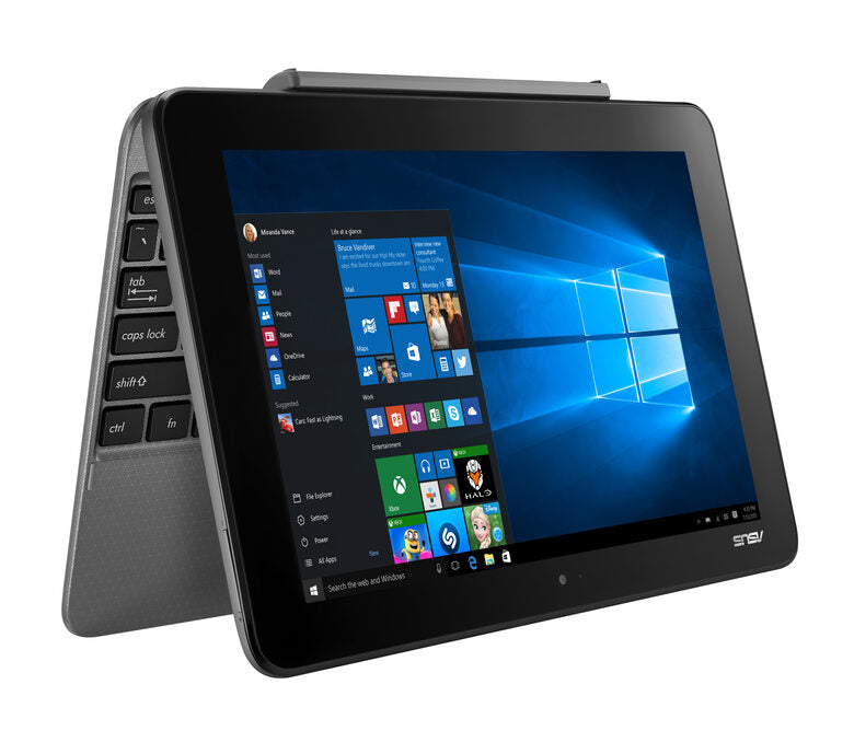 ASUS Transformer Book T101HA-GR029T Ibrido (2 in 1) 25,6 cm (10.1") Touch screen HD Intel Atom® 4 GB DDR3L-RS-SDRAM 64 GB Flash Wi-Fi 5 (802.11ac) Windows 10 Home Grigio