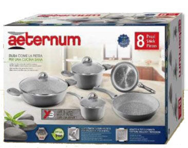 Aeternum Silver Inuction set di pentole