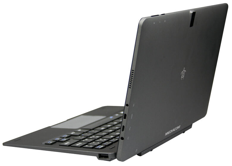 Mediacom WinPad 10.1 U10 Ibrido (2 in 1) 25,6 cm (10.1") Touch screen HD Intel Atom® 2 GB DDR3L-RS-SDRAM 32 GB Flash Windows 10 Home Nero