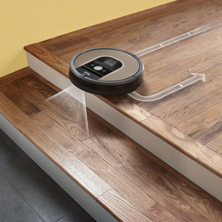 iRobot Roomba 966 Aspirapolvere Robot 0,6 L Senza sacchetto Nero, Argento