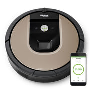 iRobot Roomba 966 Aspirapolvere Robot 0,6 L Senza sacchetto Nero, Argento