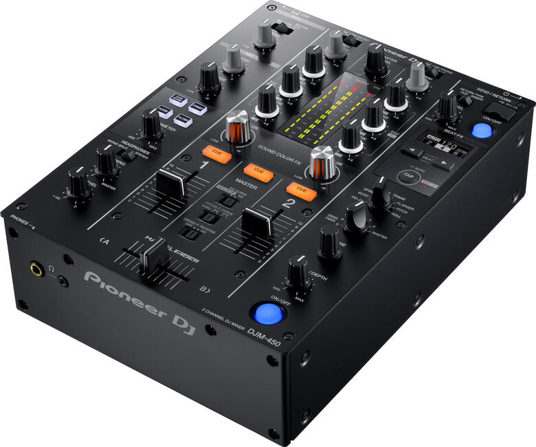 Pioneer DJ DJM-450 controller per DJ 2 canali Nero