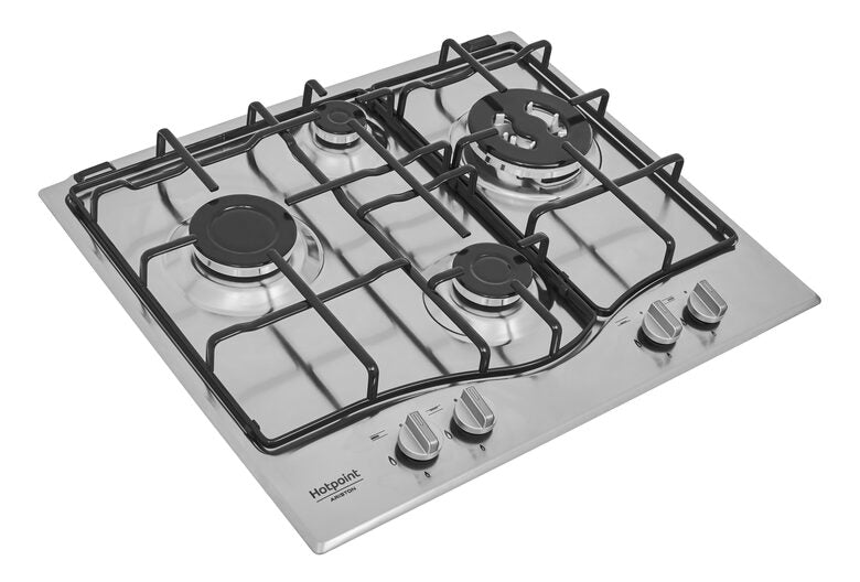 Hotpoint PCN 642 T/IX/HAR piano cottura Acciaio inossidabile Da incasso 60 cm Gas 4 Fornello(i)