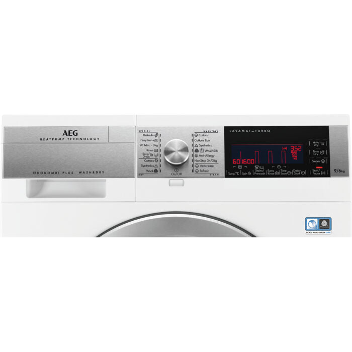 AEG L 99697 HWD lavasciuga Libera installazione Caricamento frontale Bianco