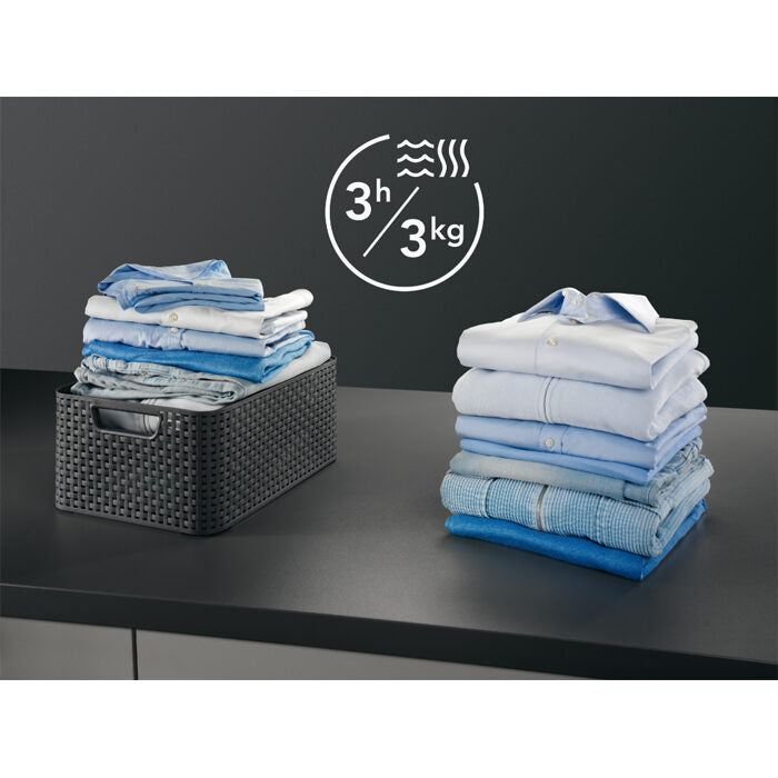 AEG L 99697 HWD lavasciuga Libera installazione Caricamento frontale Bianco