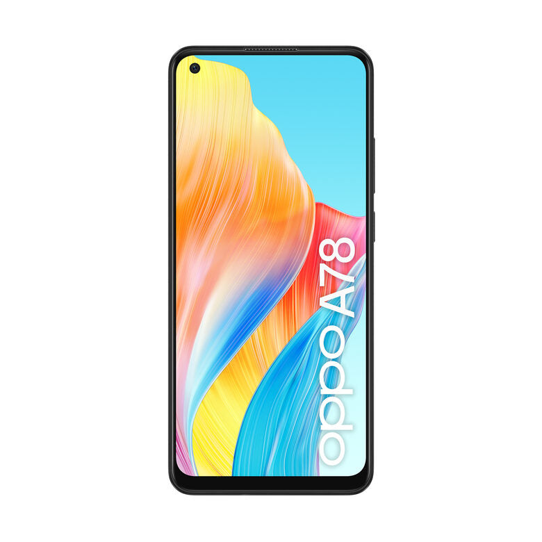 OPPO A78 4G Smartphone, AI Doppia fotocamera 50+2MP, Selfie 8MP, Display 6.43” 90HZ AMOLED FHD+, 5000mAh, RAM 8(Esp 4GB/6GB/8GB)+ROM 128GB (esp1TB), IP54, Supporto Auto [Versione Italia], Mi