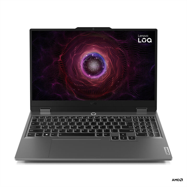 Lenovo LOQ | Notebook Gaming | Display 15.6'' FHD (1920x1080) | Processore AMD RYZEN 7 7445HS | Memoria RAM 16GB | Memoria SSD 512GB | Scheda Grafica NVIDIA RTX 4050 6GB | Sistema Operativo WINDOWS 11 HOME | LUNA_GREY | Caricatore incluso