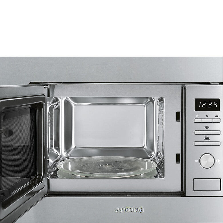 Smeg FMI020X Forno a Microonde Da incasso Microonde con grill 20 L 800 W Acciaio inossidabile