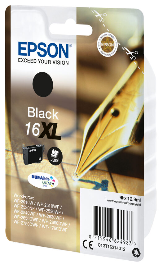 Epson Pen and crossword Cartuccia Penna e cruciverba Nero Inchiostri DURABrite Ultra 16XL